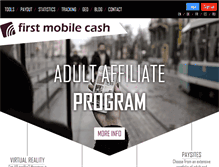 Tablet Screenshot of firstmobilecash.com